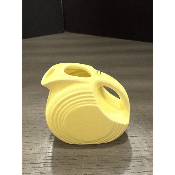 VTG SCF Mini Pitcher Ornaments Set of 4 • Red Yellow Green • Ceramic Decor - Picture 3 of 16